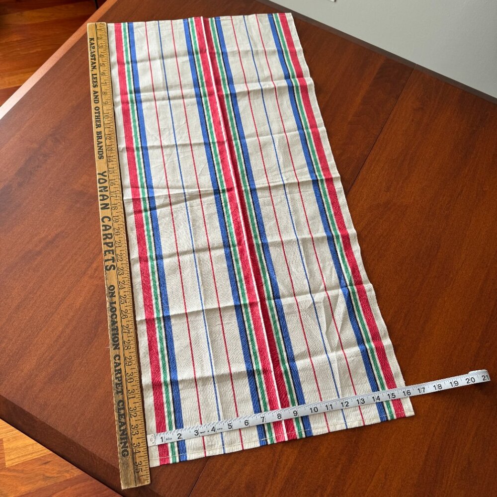 Striped Vintage Utility Kitchen Tea Towel - Picture 8 of 13